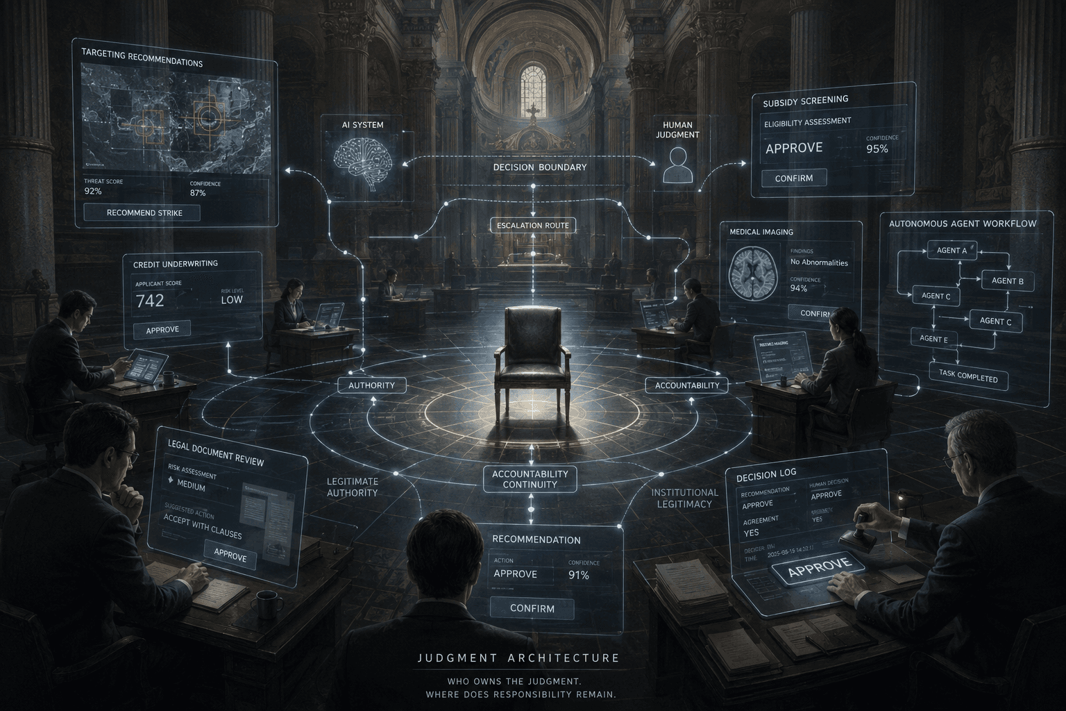 The Empty Chair at the Center of the Machine
